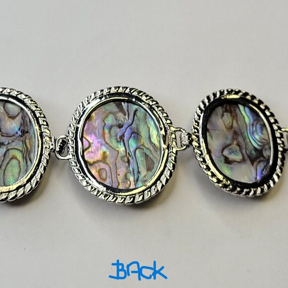 Unique Abalone Biwa Shell Bracelet - Picture 4 of 12